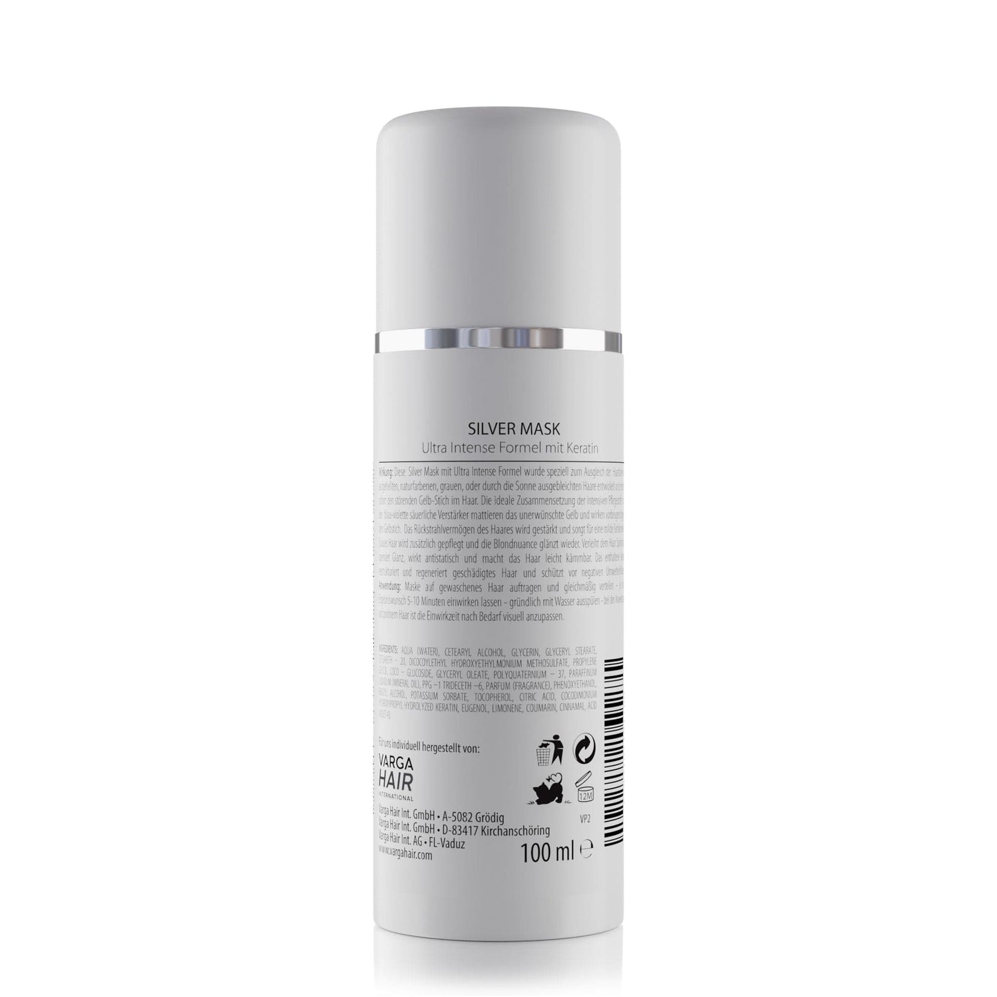 Silber Haarmaske mit Keratin 100ml - Friseurmeister